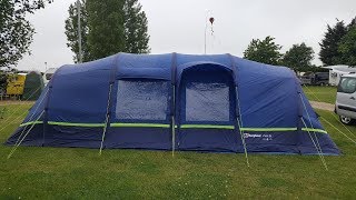 Putting up our Berghaus Air 8 tent [upl. by Boykins]