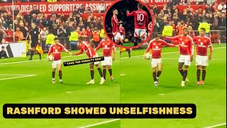 Marcus Rashford Showed Unselfishness By Giving Antony The Penalty Kick [upl. by Charlotte]