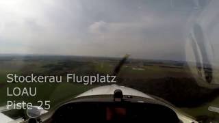 Landung und Start Stockerau Flugplatz  LOAU  Dynamic WT9 [upl. by Nilok]