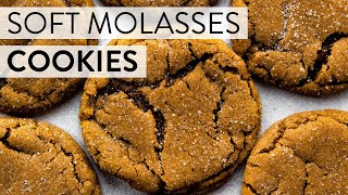 Soft Molasses Cookies  Sallys Baking Recipes [upl. by Finnegan]