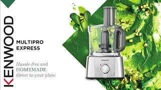 Discover Kenwood MultiPro Express  FDP65 Food Processor Silver [upl. by Raasch647]