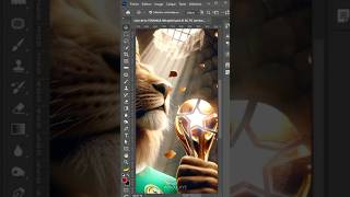 Faire une affiche sur photoshop avec une image générée par lIA [upl. by Annawt]
