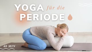 Yin Yoga für die Periode  Yoga gegen Regelschmerzen amp Menstruationsbeschwerden [upl. by Small]