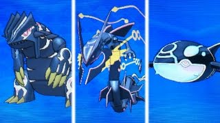 Shiny Primal GroudonKyogreand Mega Rayquaza UNITE Pokemon Omega Ruby amp Alpha Sapphire [upl. by Pedroza794]