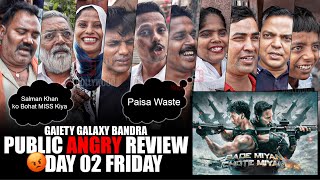 Bade Miyan Chote Miyan  Day 02 Friday  Public Unexpected Review  Gaiety Galaxy Bandra [upl. by Ytsirc]