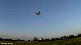 Dynam 1270mm Tiger Moth landing gear rake trials 080716 [upl. by Roe833]