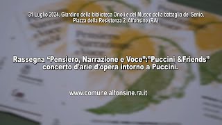 Rassegna “Pensiero Narrazione e Voce” dal 18 luglio al 4 settembre 2024 [upl. by Adaj]