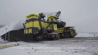 Teck Fording River achieves productivity and availability gains with the 4800XPC Spanish subtitles [upl. by Mikael260]