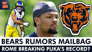 Chicago Bears Rumors Rome Odunze Breaking Puka Nacua’s Rookie RECORD Austin Booker Big Role [upl. by Nilpik598]