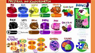 Free Preschool amp Kindergarten Learning activities [upl. by Vivle]