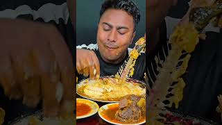 Pangas Fish Curry mukbang asmr short viralshort reels shortvideo reelsvideo eating foodie [upl. by Mail]