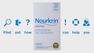 Nourkrin® Woman is your solution to hair loss and all types of hair growth disruption [upl. by Ginny931]