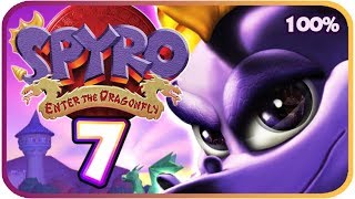 Spyro Enter The Dragonfly ☆ 1 ☆ Dragon Realms 100 No Commentary [upl. by Eelrefinnej]