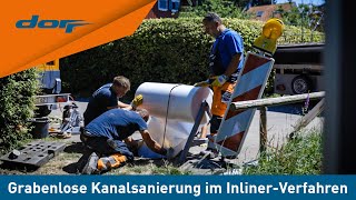 Dorr  Grabenlose Kanalsanierung im InlinerVerfahren  Einsatz für den DorrKanalservice in Lindau [upl. by Lucilia807]