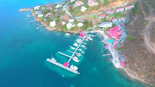 Leverick Bay  BVI  Drone Video [upl. by Tecil321]