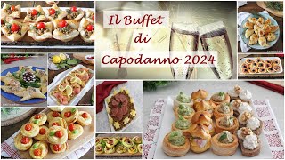 Il MIO BUFFET DI CAPODANNO 2024 Idee facili e veloci da preparare in anticipo per buffet [upl. by Dean]