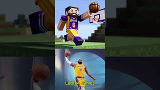 Lebron James x Minecraft Skin lebronjames minecraft shorts [upl. by Kannan]