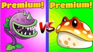 Plants vs Zombies 2 CHOMPER vs TOADSTOOL  Premium vs Premium PVZ 2 Game TOP [upl. by Ylam]