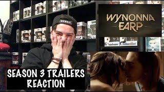 WYNONNA EARP  SEASON 3 TRAILERS REACTION [upl. by Anin]