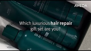 Which Hair Repair Gift Set Are You  Aveda [upl. by Ahsirahc]