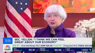 Yellen quotHopefulquot Inflation Will Fall To Feds 2 Target Rate After Being Above 3 For 35 Months [upl. by Sej]