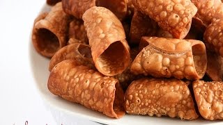 How to make authentic Sicilian cannoli shells video reipe [upl. by Enoryt]