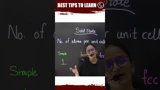 Best way to Learn Solid State in chemistry tipsandtrick chemistry pwmaharastra [upl. by Naujik]