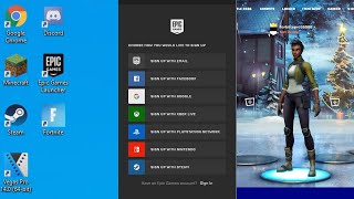 How to CREATE A FORTNITE ACCOUNT ON PC EASY METHOD [upl. by Irving]