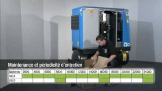 ABAC Maintenance Screw Compressors movieFR [upl. by Ydissac]