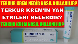 Terkur Krem Nedir Terkur Kremin Yan Etkileri Nelerdir Terkur Krem Nasıl Kullanılır [upl. by Wandy]