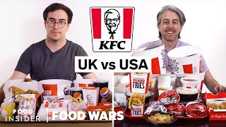 US vs UK KFC  Food Wars [upl. by Airenahs]