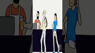 That One Man At Coffee Shop Fart Animation  shorts animation [upl. by Neelon]