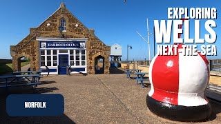 Exploring WELLSNEXTTHESEA  Beautiful Norfolk Seaside Town  Lets Walk 4K [upl. by Novyar]