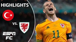 Gareth Bale misses penalty but gets TWO assists in Wales win vs Turkey  Highlights  ESPN FC [upl. by Cirnek654]