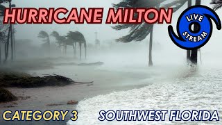 Chasing Hurricane Milton LIVE Stream From VENICE FLORIDA [upl. by Samy409]