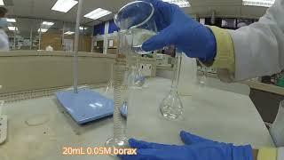 Laboratory Practical Making simple acid solution and standardisation [upl. by Einahpats]