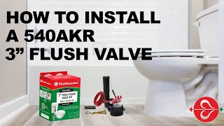 Repair A Leaking Toilet with Fluidmasters 540AKR Complete 3quot Flush Valve amp Flapper Repair Kit [upl. by Vidda631]