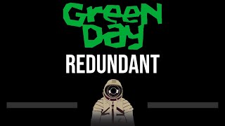 Green Day • Redundant CC Upgraded Video 🎤 Karaoke Instrumental Lyrics [upl. by Aneela486]