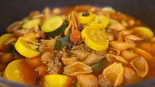 How To Make Concha Soup With Squash And Ground Beef [upl. by Deering]