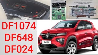 Renault kwid DF648 computer safety mood 1 flag DF024 can communication signal missing DF1074 [upl. by Donn922]