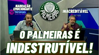 ARREPIOU NARRAÇÃO EMOCIONANTE NARRADOR IMPRESSIONADO VIRADA BOTAFOGO 3X4 PALMEIRAS INDESTRUTIVEL [upl. by Seton]