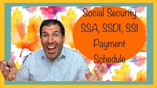 Social Security Payment Schedule for October 2023  SSA SSDI SSI [upl. by Ulund]