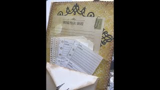 “Vintage postal service” junk journal flip thru for Etsy [upl. by Macpherson]