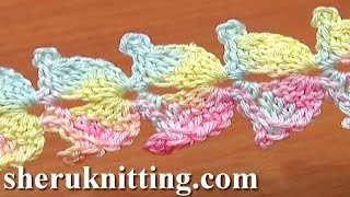 Lace Cord Crochet Step by Step HOW TO CROCHET CROCHET LACE PATTERN [upl. by Annairam479]