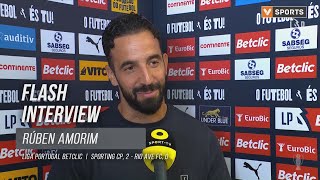 Rúben Amorim quotEstivemos bem no jogoquot [upl. by Garihc]