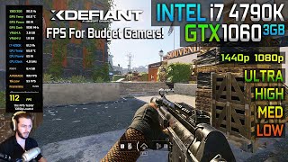 XDefiant  GTX 1060 3GB  1080p 1440p [upl. by Yoj]