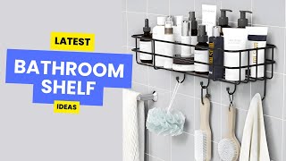 Latest Bathroom Shelf  Review amp Features Plantex GI Steel Self Adhesive Multipurpose Bathroom Shelf [upl. by Yelloh54]