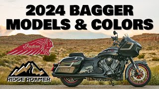 2024 Indian Bagger Motorcycles Released Models and Colors Picture Overview  Challenger Chieftain [upl. by Eetsud]