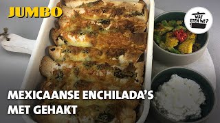 Wat eten we Mexicaanse enchiladas met gehakt [upl. by Dupin]