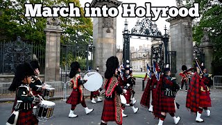 March into Holyrood Palace [upl. by Oderfodog]